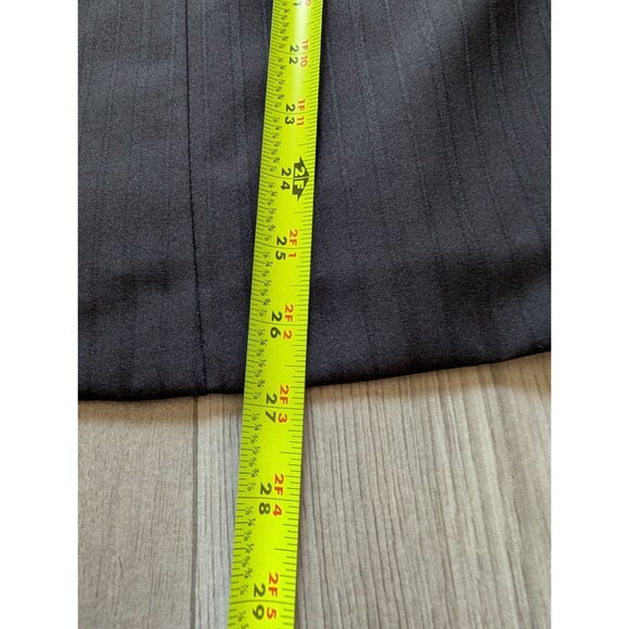 Fashion Bug Womens Plus Size 22W Black Pinstripe Zip-Front Jacket NWT - Picture 6 of 7